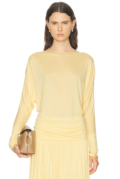 Toteme Boatneck Jersey Top