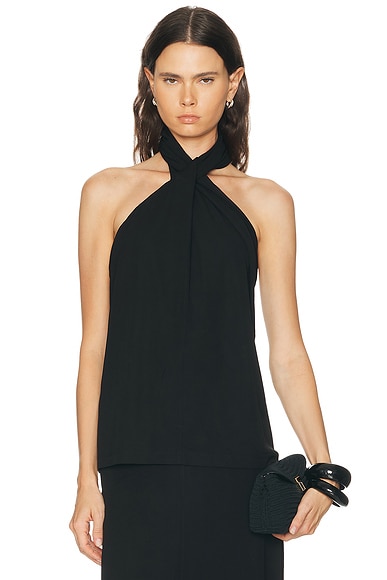 Toteme Twisted Jersey Halter Top | Thumbnail 9 Toteme Twisted Jersey Halter Top | Thumbnail 9
