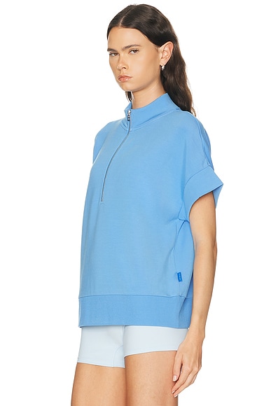 Varley Ritchie Half Zip Short Sleeve Sweatshirt | Thumbnail 2