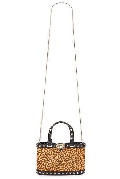 Valentino Garavani St. Mini Animalier Calf Hair Mini Bag