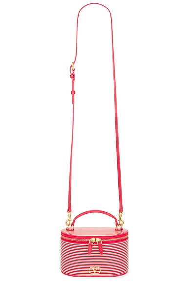 Valentino Garavani Vlogo Signature Vanity Case Bag In Pink