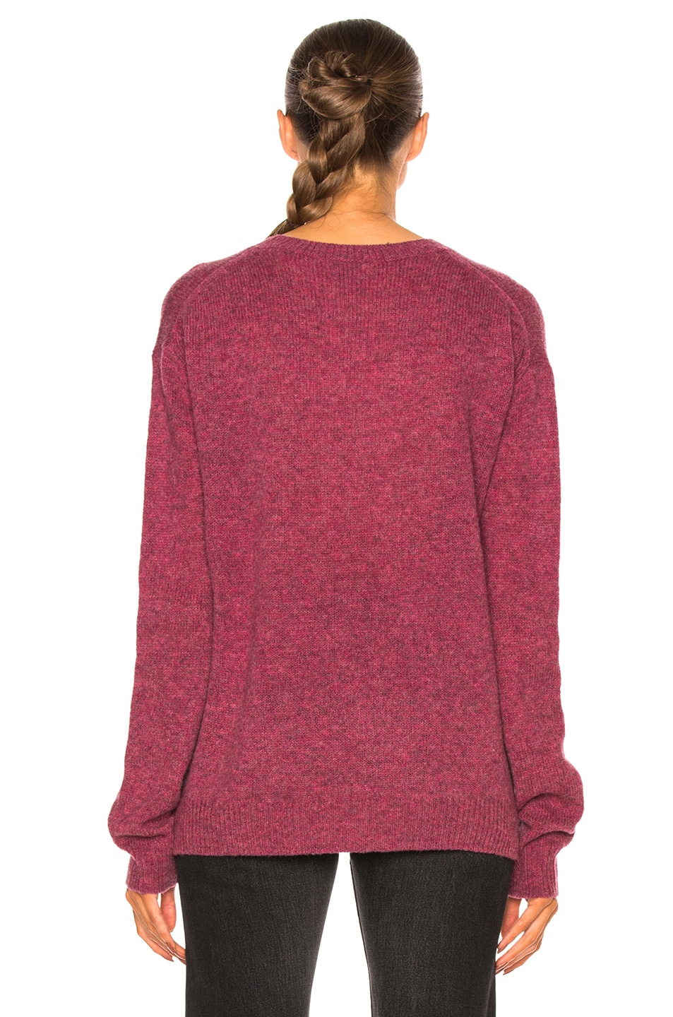 2 Stores In Stock: ACNE STUDIOS Deniz Wool Sweater, Pink Melange | ModeSens