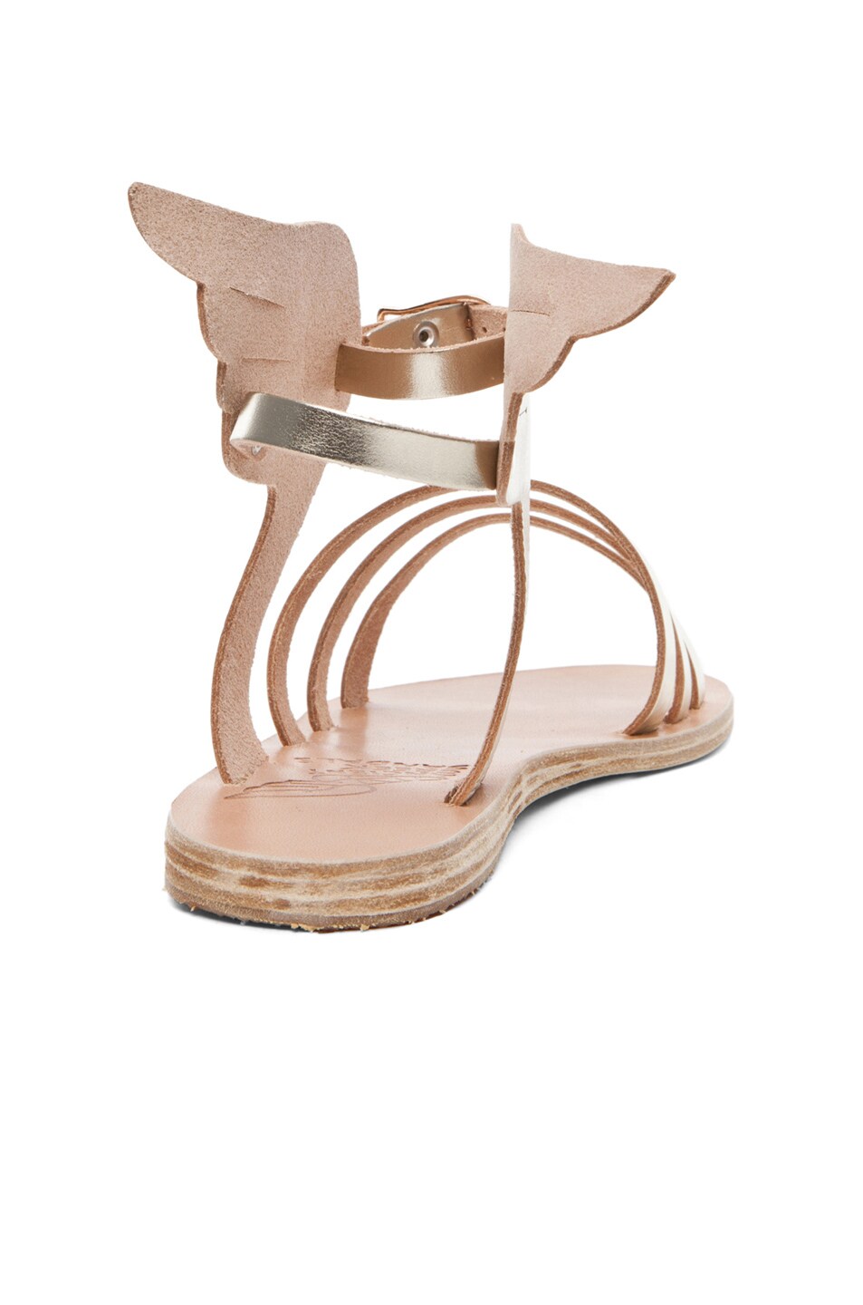 Image 3 of Ancient Greek Sandals Ikaria Sandals in Platinum