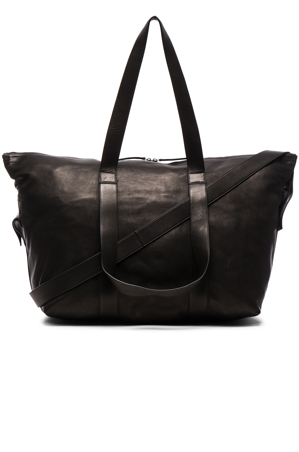 Ann Demeulemeester Black Canvas Weekender Bag | ModeSens