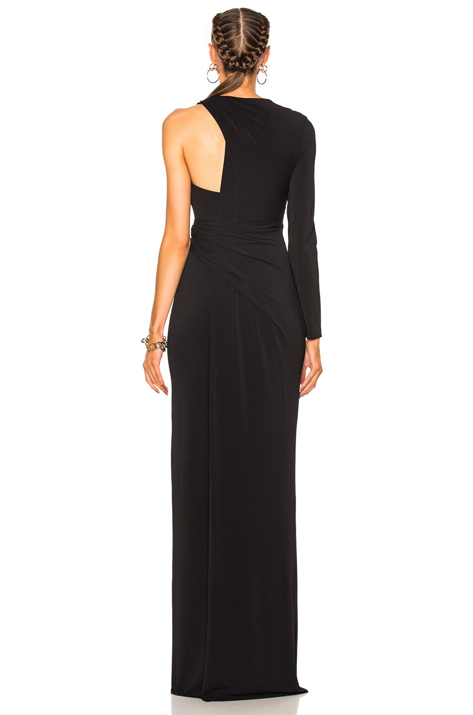 ALEXANDER WANG Asymmetrical Draped One Sleeve Gown in Matrix | ModeSens