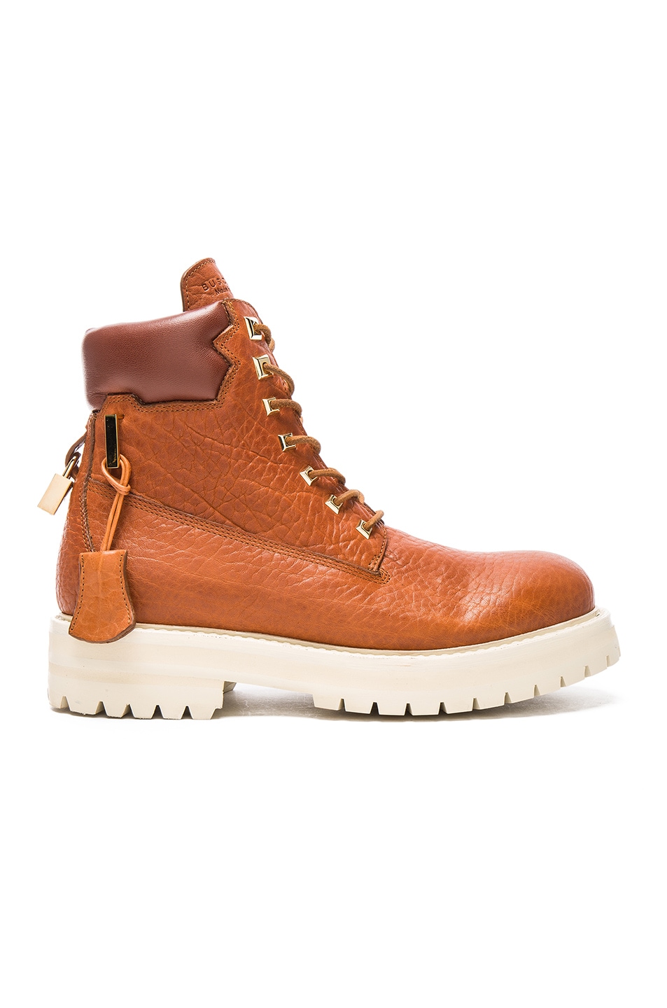 BUSCEMI Leather Site Boots, Whiskey | ModeSens
