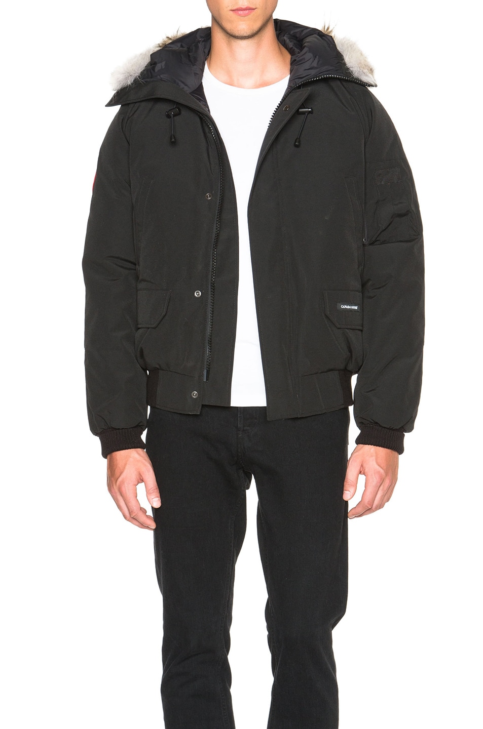 Image 1 of Canada Goose Chilliwack Poly-Blend Bomber in Black