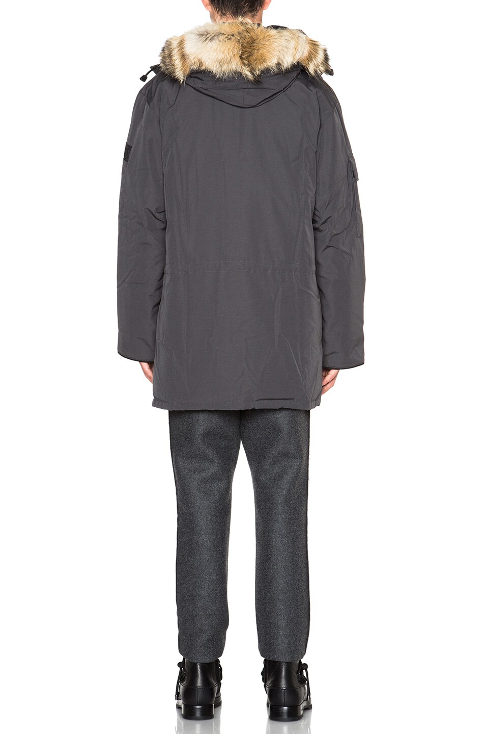 canada goose coyote fur jacket