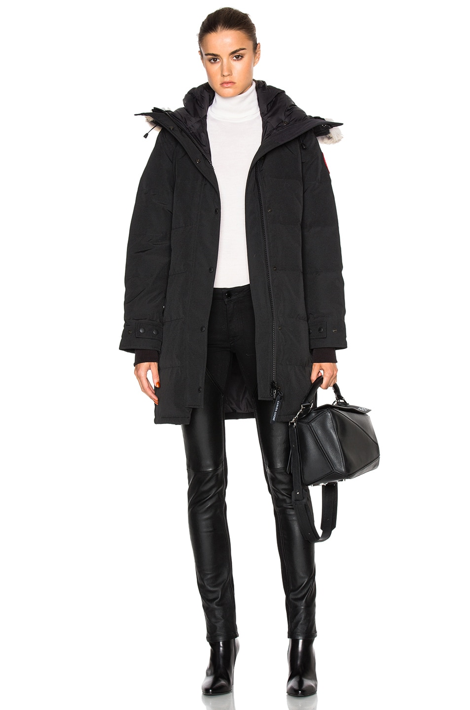 CANADA GOOSE 'Lorette' Hooded Down Parka With Genuine Coyote Fur Trim