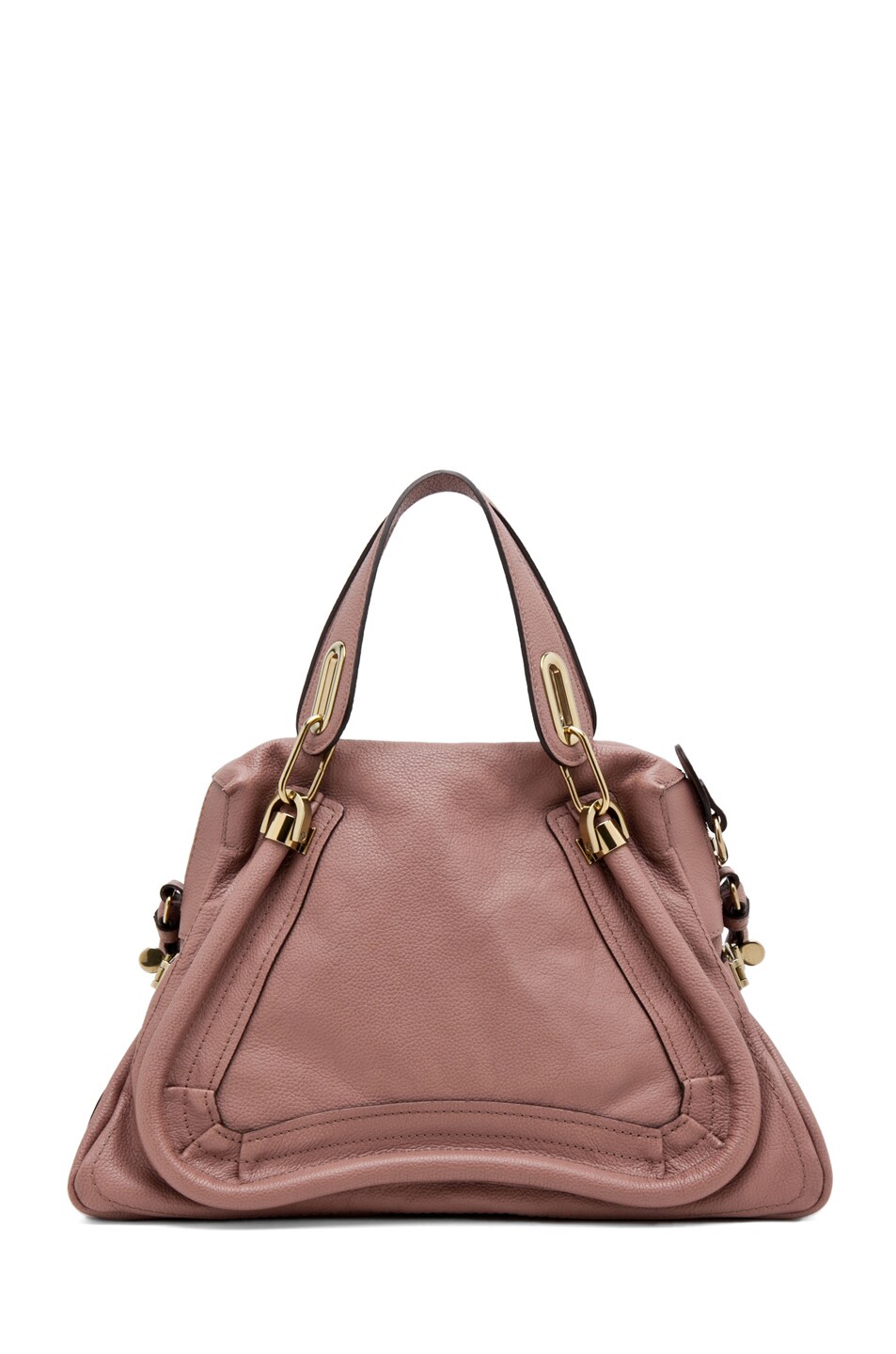 Chloe Paraty Medium Handbag with Strap in Desert Mauve | FWRD  