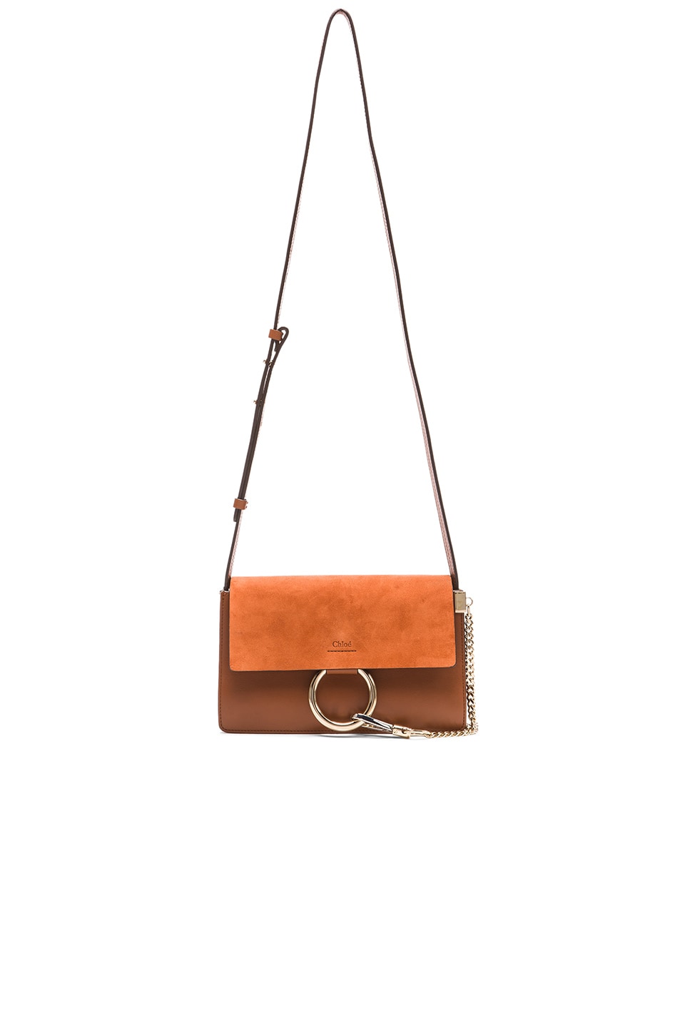 chloe handbags knockoffs - Chloe Small Faye Bag in Tobacco | FWRD