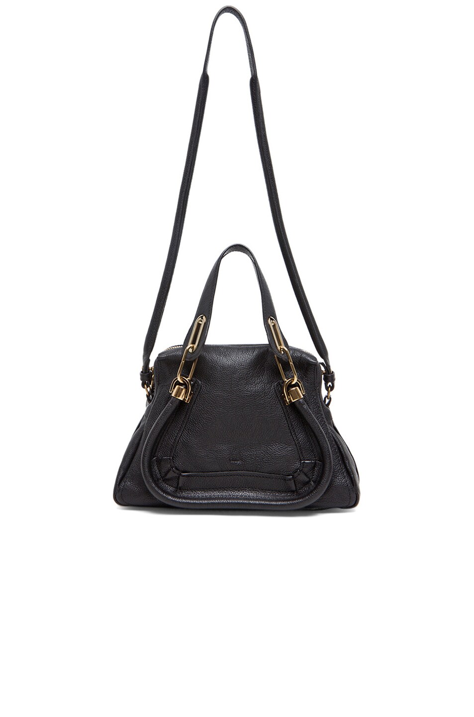 Chloe Small Paraty Bag in Black | FWRD