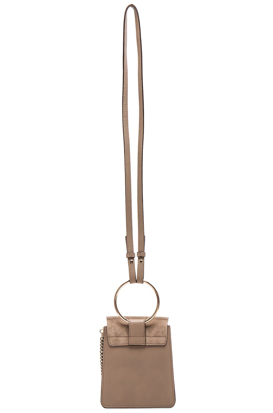 Chloe Faye Mini Bracelet Bag in Motty Grey | FWRD