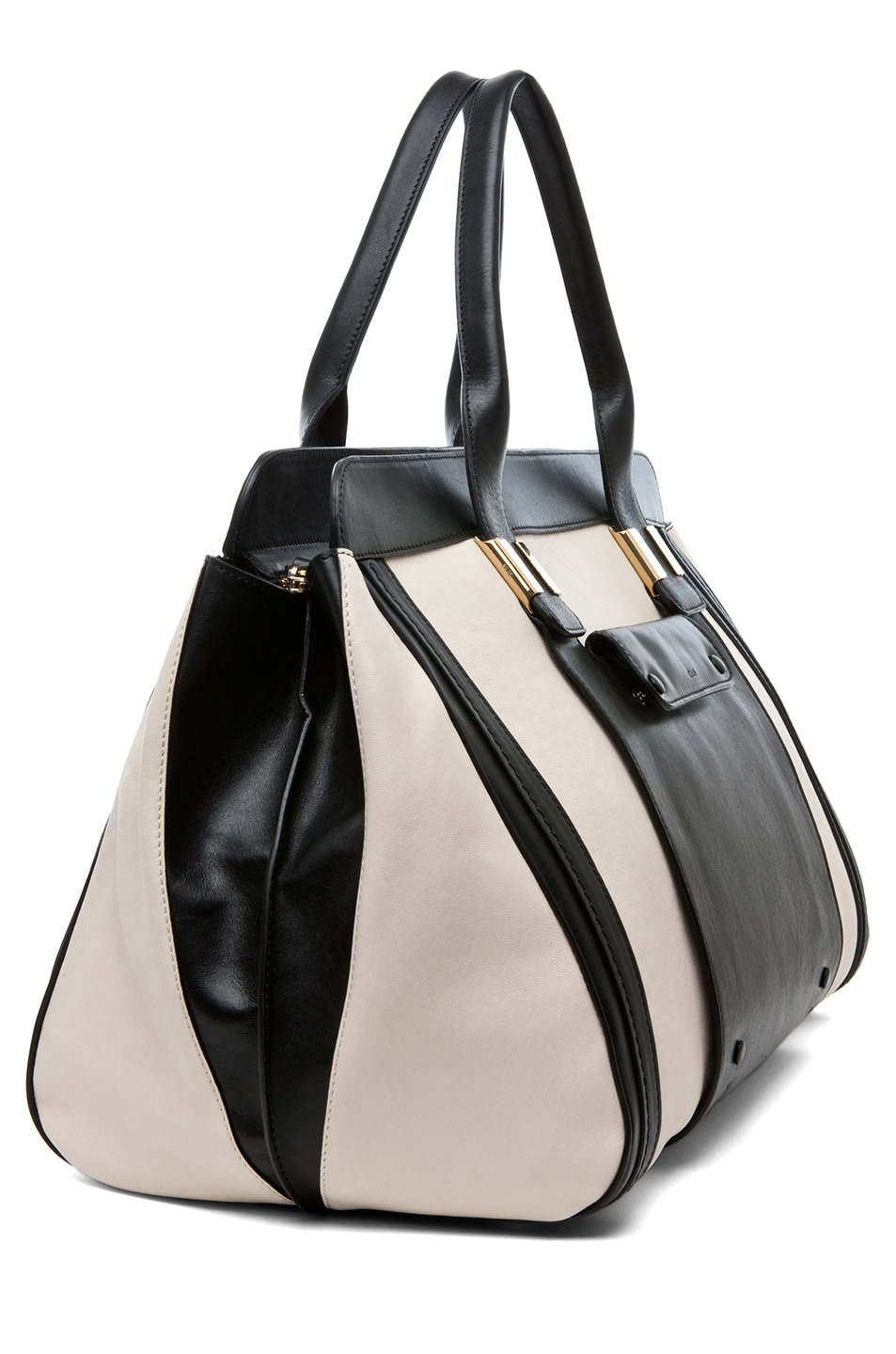 Chloe Large Alice Tote in Husky White | FWRD