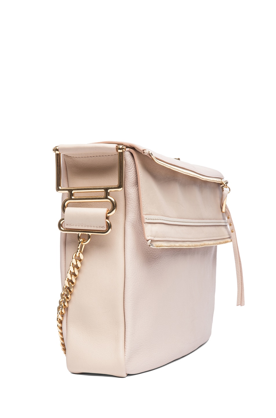 Chloe Medium Vanessa Chain Shoulder Bag in Angora Beige | FWRD