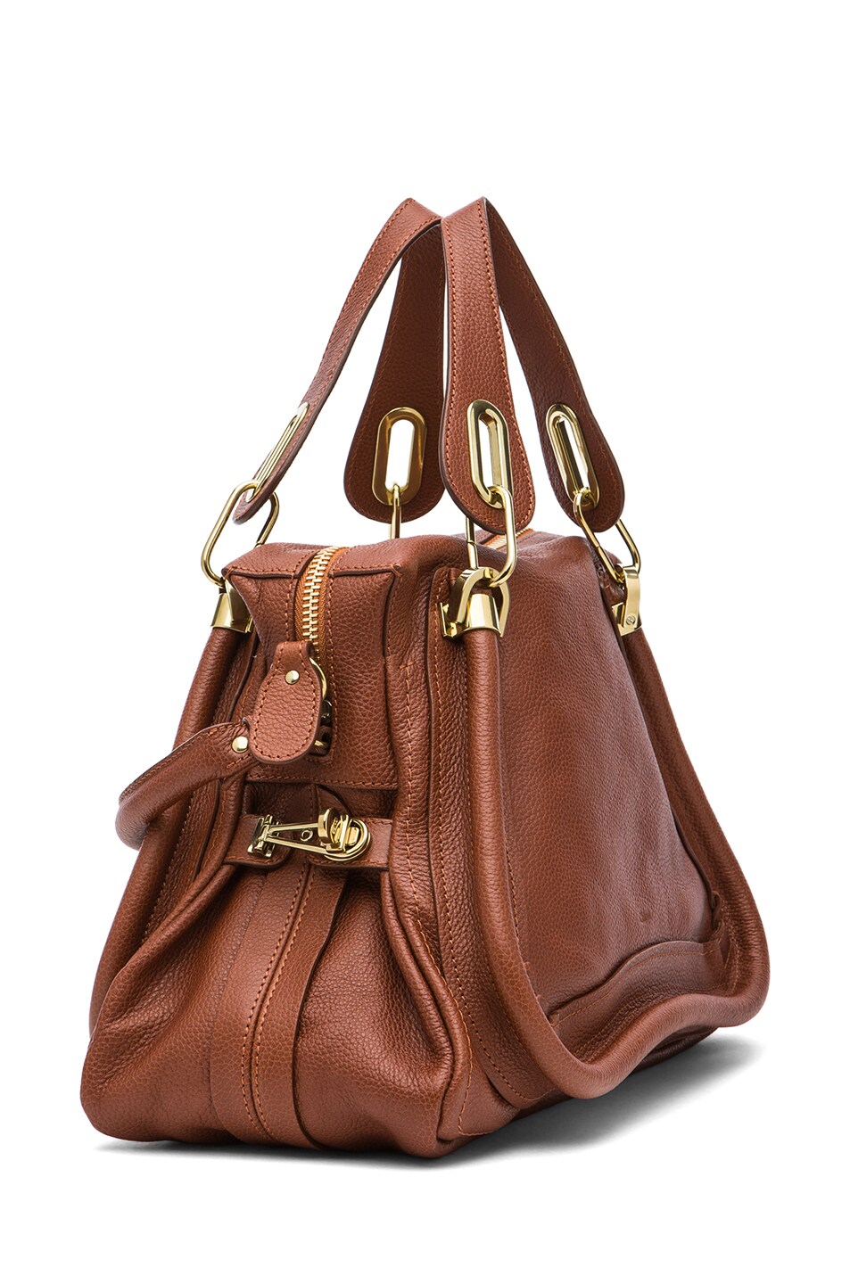 choloe bag - Chloe Paraty Medium Shoulder Bag in Brown Delight | FWRD