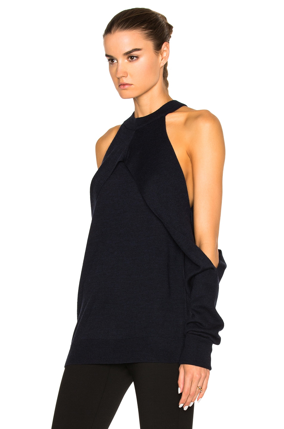 DION LEE Sleeve Release Sleeveless Knit Top in Midnight ModeSens