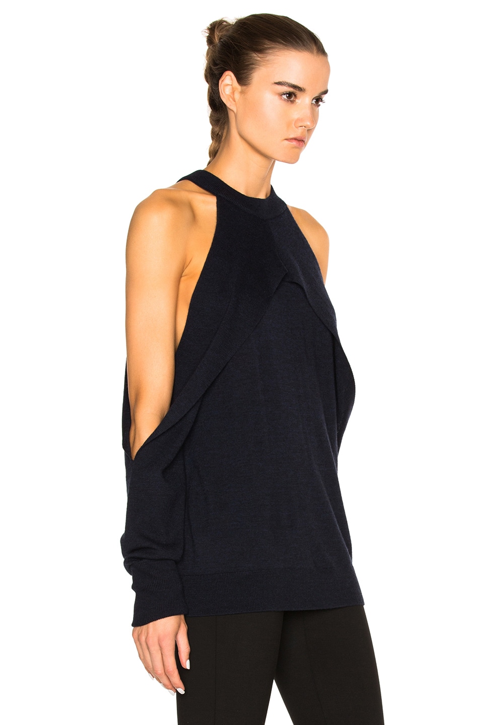 DION LEE Sleeve Release Sleeveless Knit Top in Midnight ModeSens