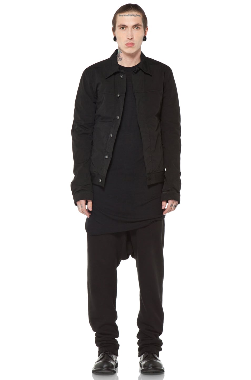 Image 5 of DRKSHDW by Rick Owens Drop Crotch Sweats in Black