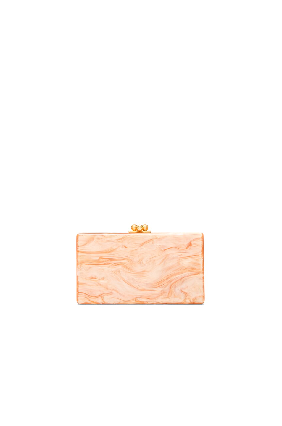EDIE PARKER EDIE PARKER JEAN FLAMINGO CLUTCH IN ORANGE.