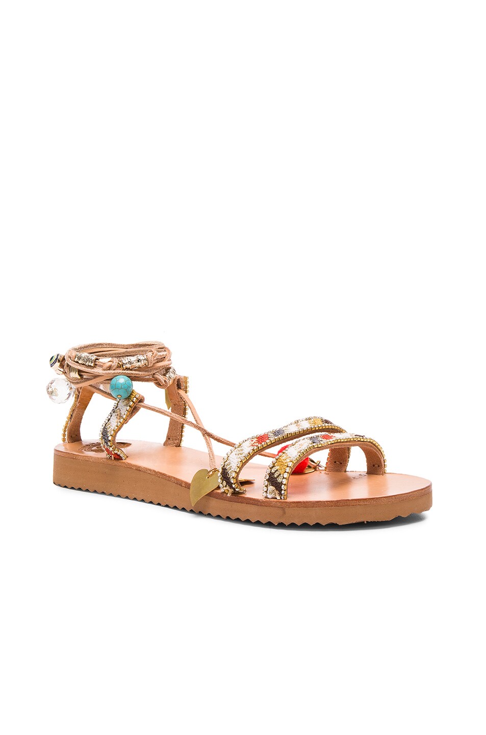 gladiator sandals wrap around leg