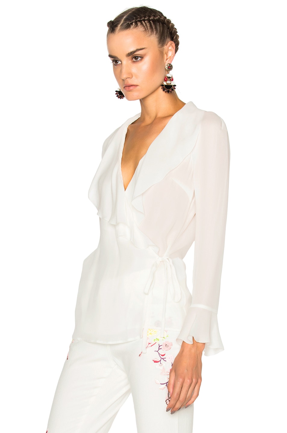 ETRO GEMMA RUFFLE BLOUSE