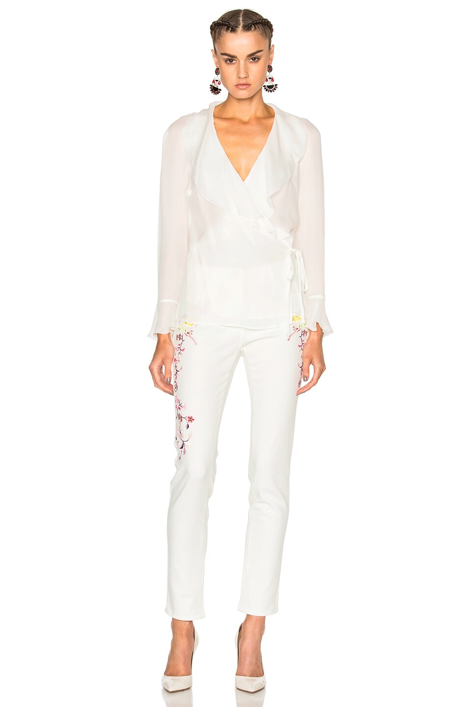 ETRO GEMMA RUFFLE BLOUSE