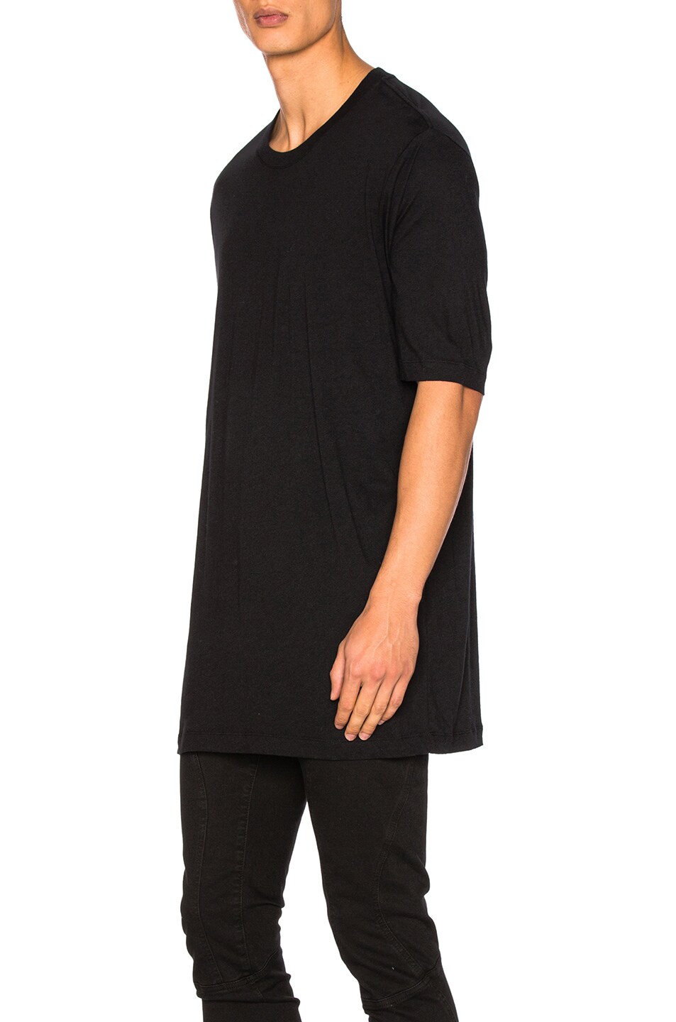FAITH CONNEXION Black Oversized Distressed T-Shirt | ModeSens