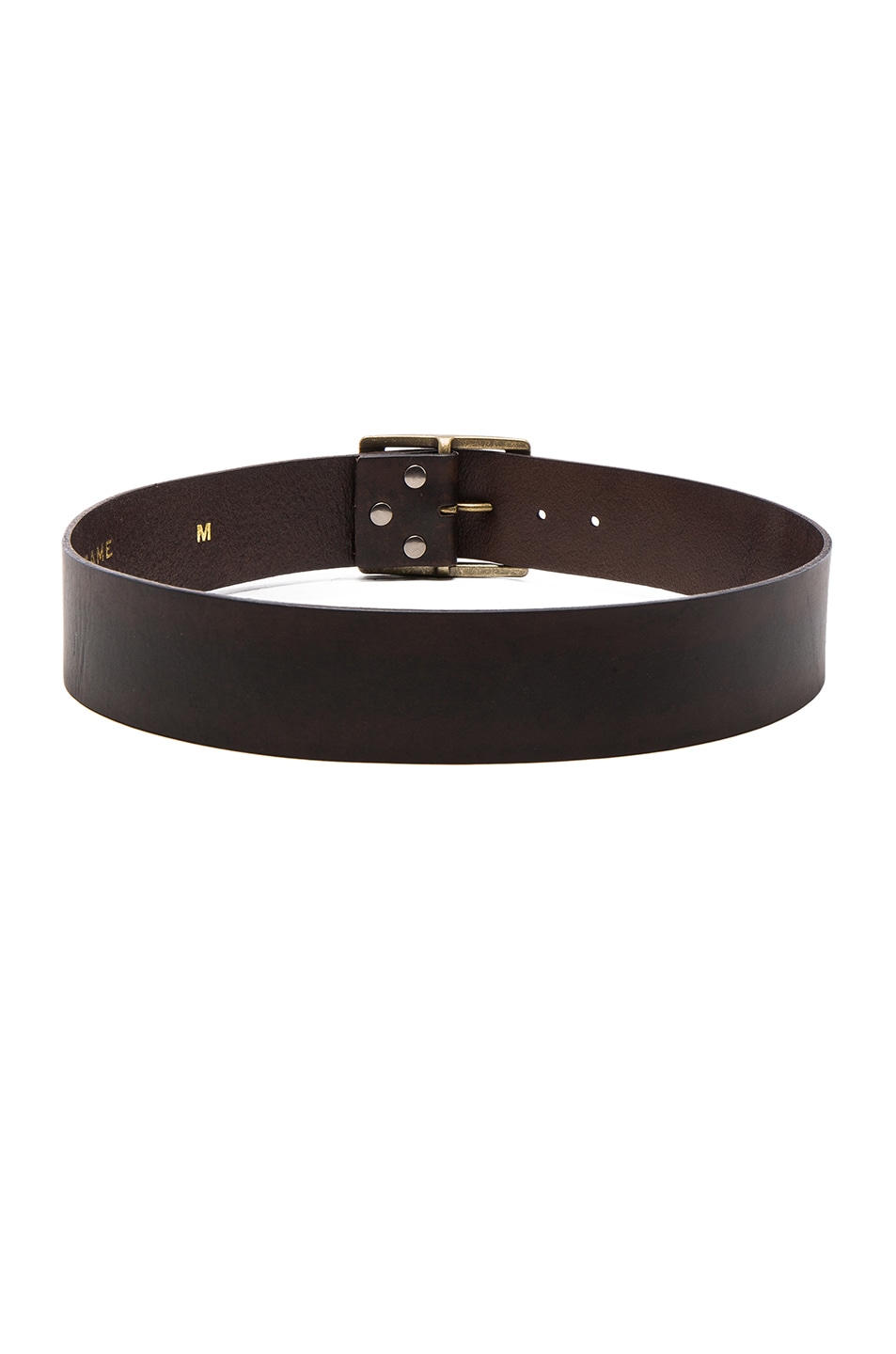 FRAME Leather Heritage Belt, Brown | ModeSens