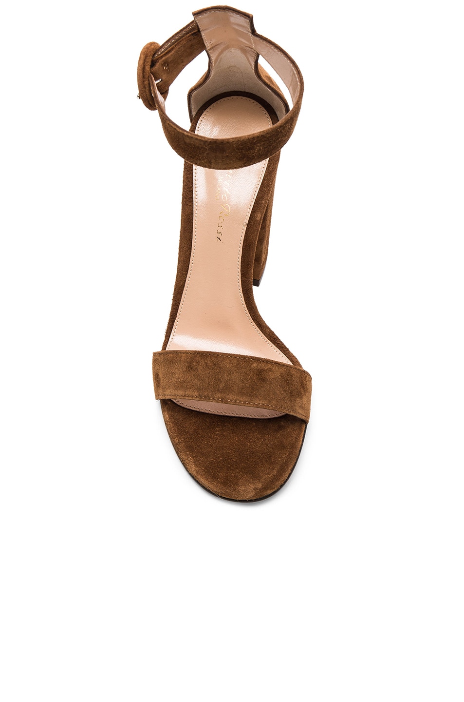 GIANVITO ROSSI Suede Versilia Block Heels in Texas | ModeSens