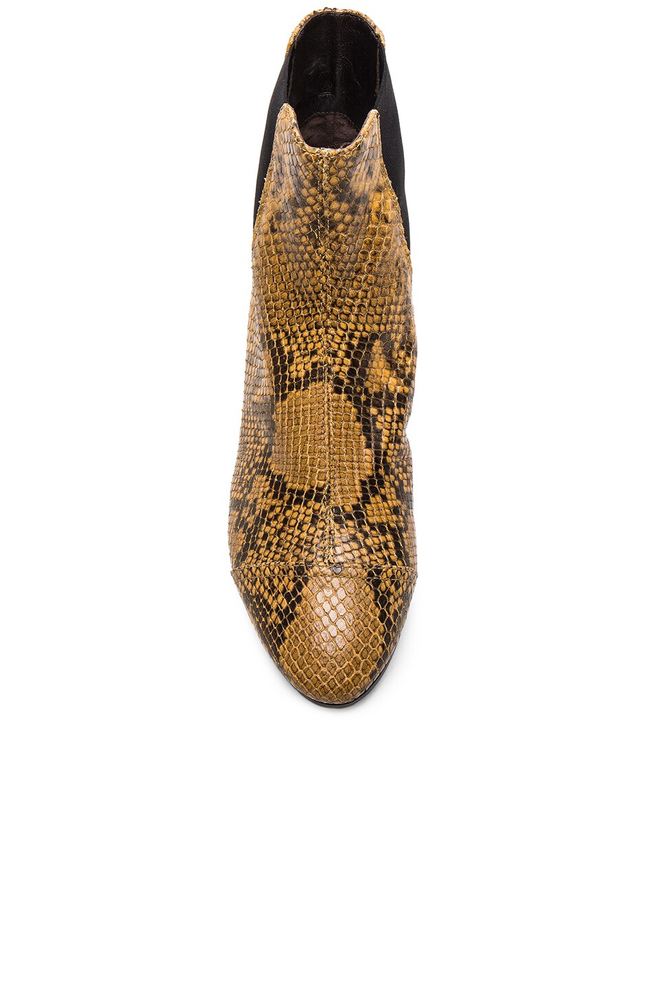 subtle snake embossed chelsea boot