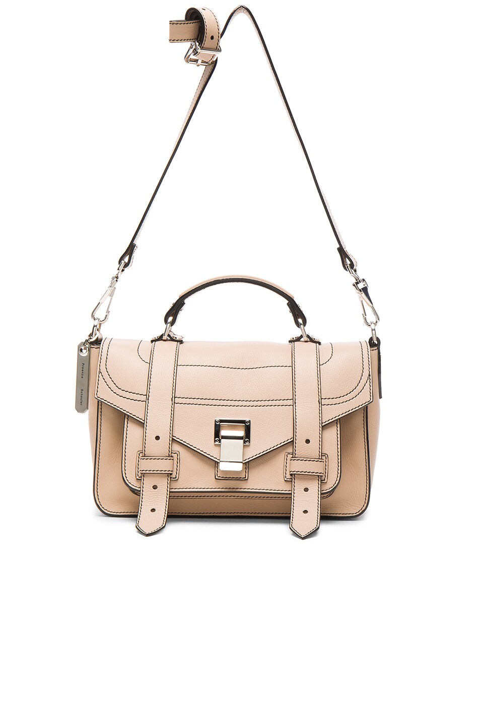 PROENZA SCHOULER Tiny Ps1+ Grainy Calf Leather in Sand | ModeSens