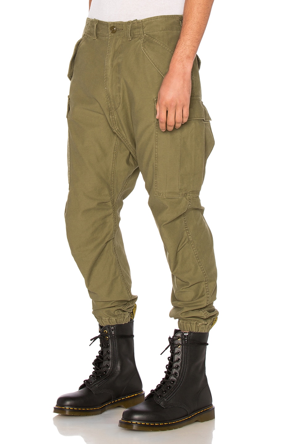 R13 Surplus Military Cargo Pants In Green. in Olive | ModeSens