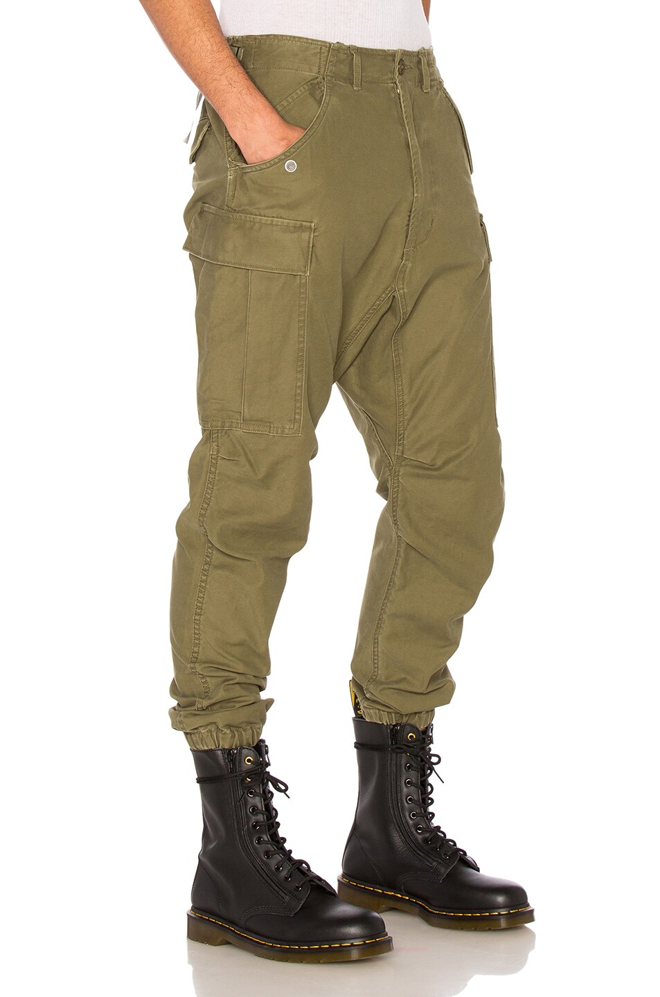 R13 Surplus Military Cargo Pants In Green. in Olive | ModeSens