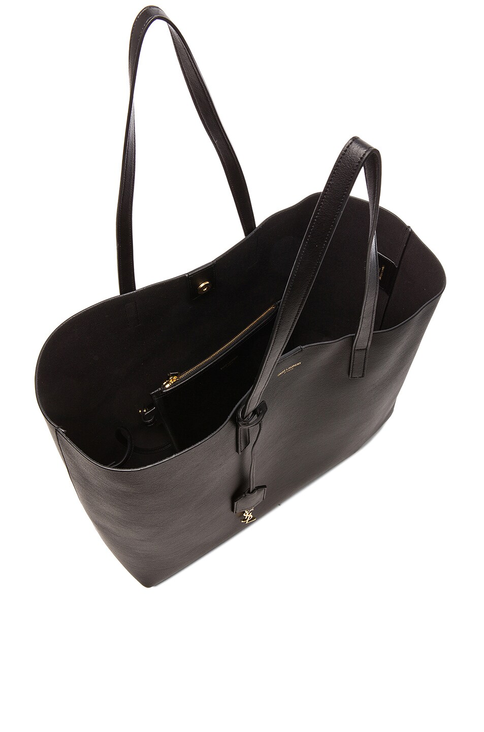 Saint Laurent Large Shopping Bag in Black | FWRD