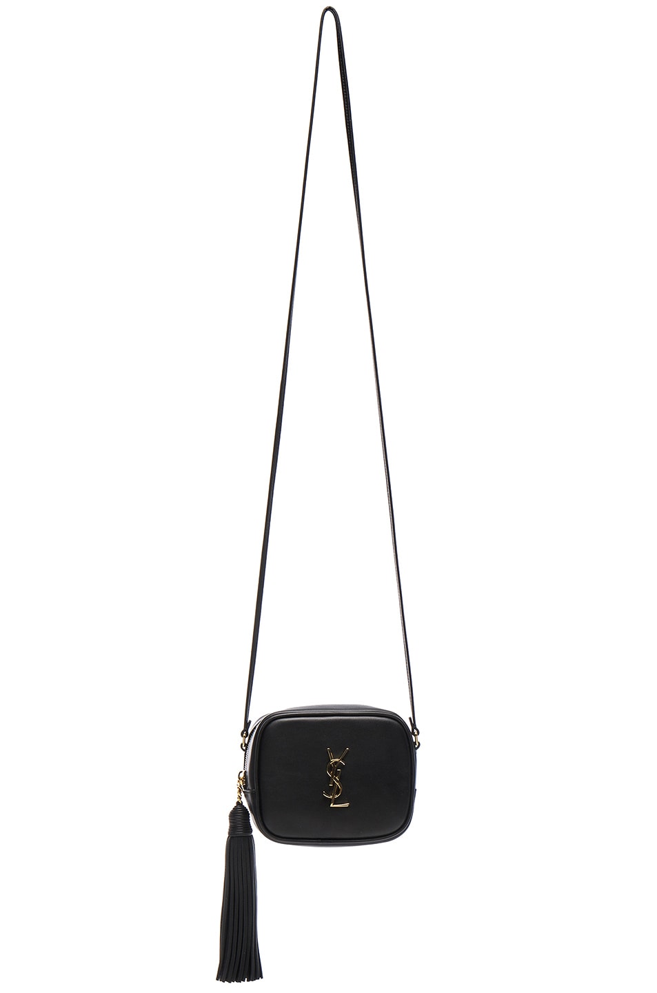 saint laurent monogram saint laurent blogger bag in black leather