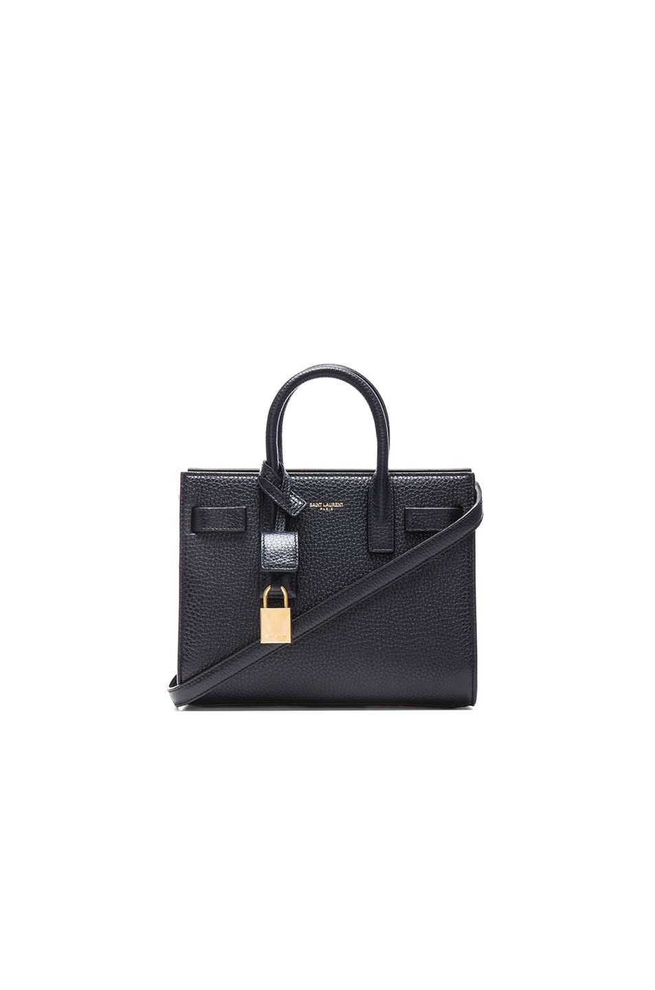 yves saint lauren bags - Saint Laurent Nano Sac De Jour Carryall Bag in Marine | FWRD