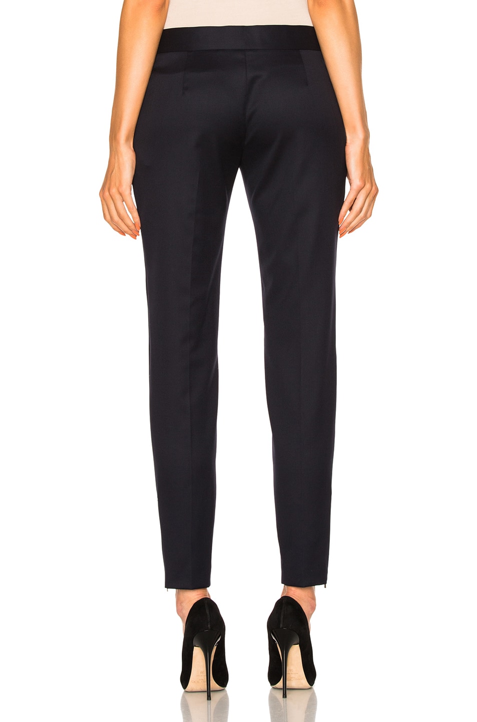 STELLA MCCARTNEY Vivian Tailored Trousers, Navy | ModeSens