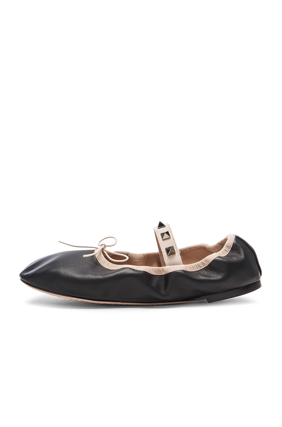 valentino flats poudre