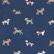 color: Santa Paws Navy & Ivory