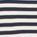 color: White Navy Stripe