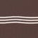 color: Espresso & Ecru Stripes