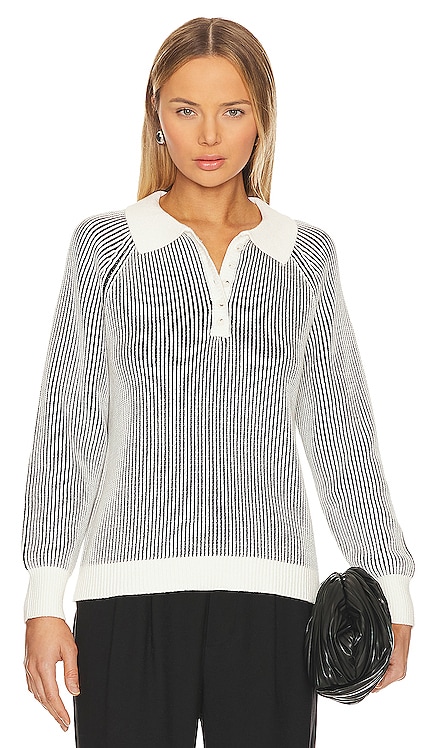 Plaited Johnny Collar Pullover Sweater 525