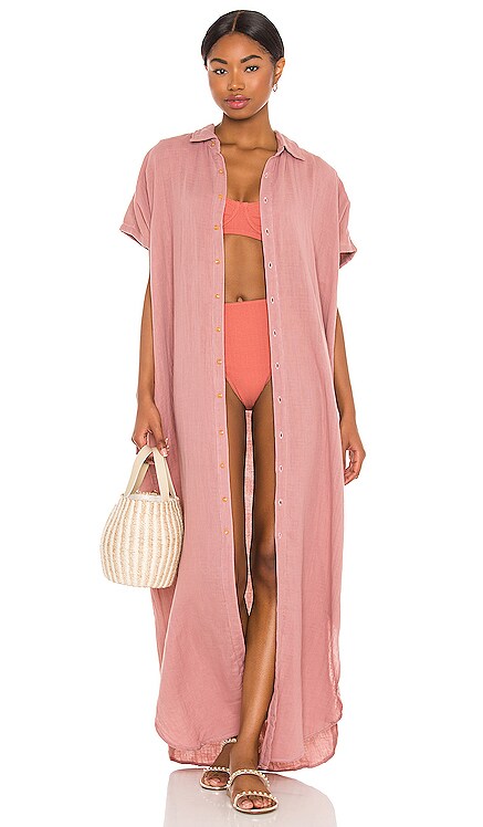 Oahu Cotton Gauze Duster ACACIA $198 