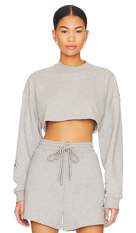 TRUE CASUALS CROPPED SPORTSWEAR 맨투맨셔츠 adidas by Stella McCartney