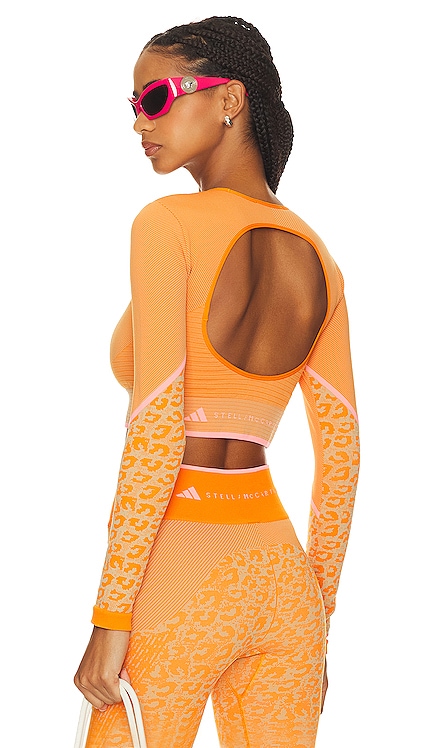 BLUSA DE MANGA LONGA SEM COSTURA PARA IOGA TRUE STRENGTH adidas by Stella McCartney