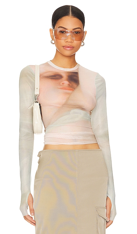 TOP MANCHES LONGUES KAYLEE AFRM