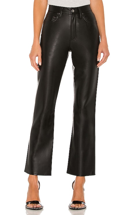 Recycled Leather Relaxed Boot Pant AGOLDE $297 