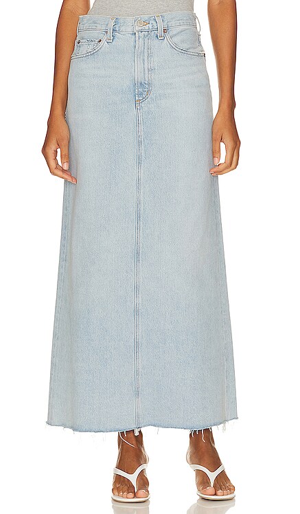 Hilla Long Line Skirt AGOLDE