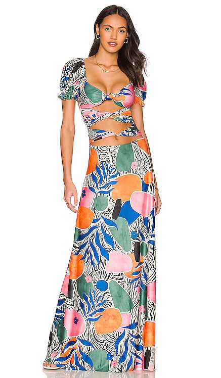 x REVOLVE Bali Dress Agua Bendita $253 